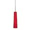 Besa Lighting Camino Cord Pendant, Ruby Matte, Bronze Finish, 1x50W Candelabra 1BT-5674RM-BR - alternate 1